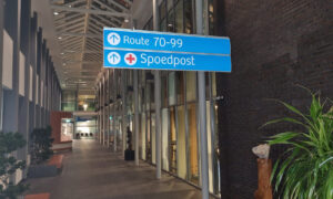 Binnenbewegwijzering ziekenhuis